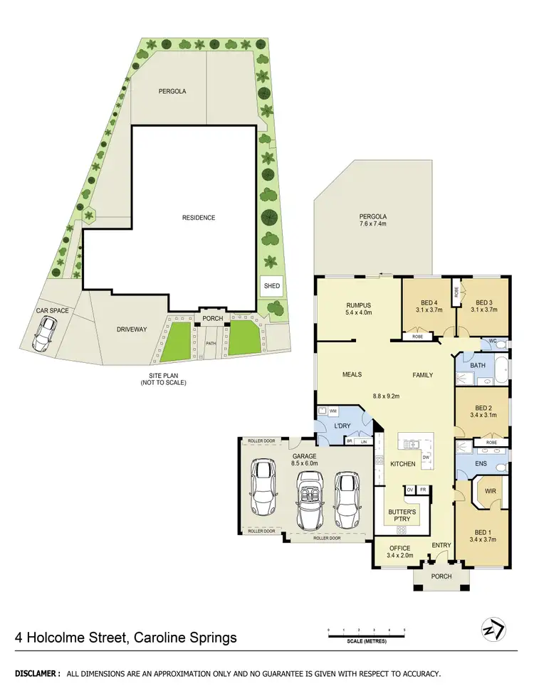 Floorplan of Homely house listing, 4 Holcolme Street, Caroline Springs VIC 3023