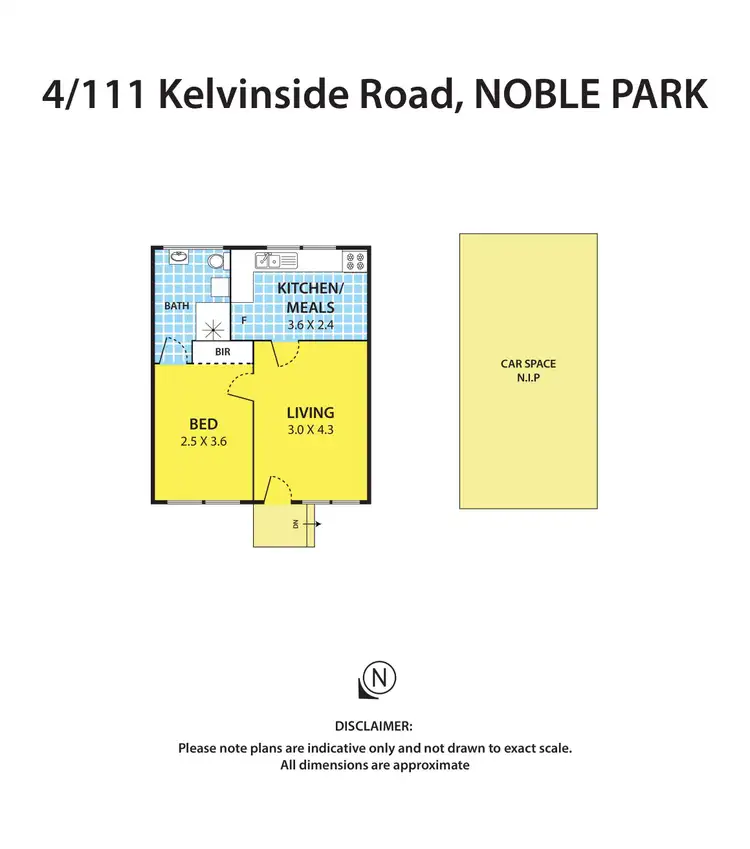 Floorplan of Homely unit listing, 4/111 Kelvinside Road, Noble Park VIC 3174