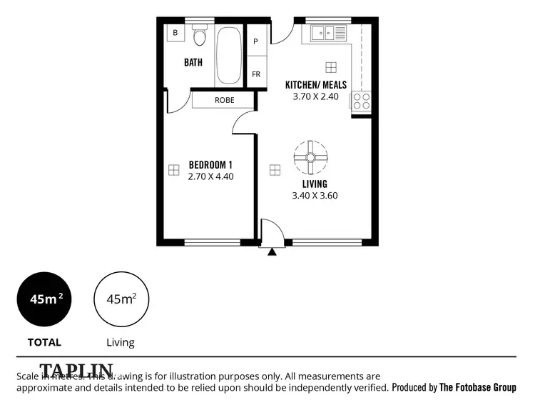 Floorplan of Homely unit listing, 4/1 Spencer Street, Cowandilla SA 5033