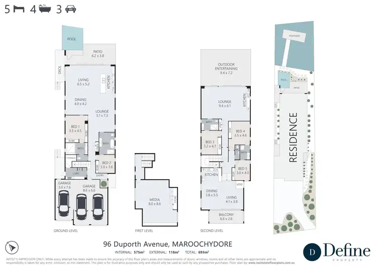 Floorplan of Homely house listing, 96 Duporth Avenue, Maroochydore QLD 4558