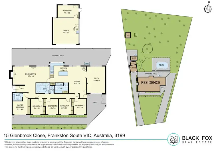 Floorplan of Homely house listing, 15 Glenbrook Close, Frankston South VIC 3199