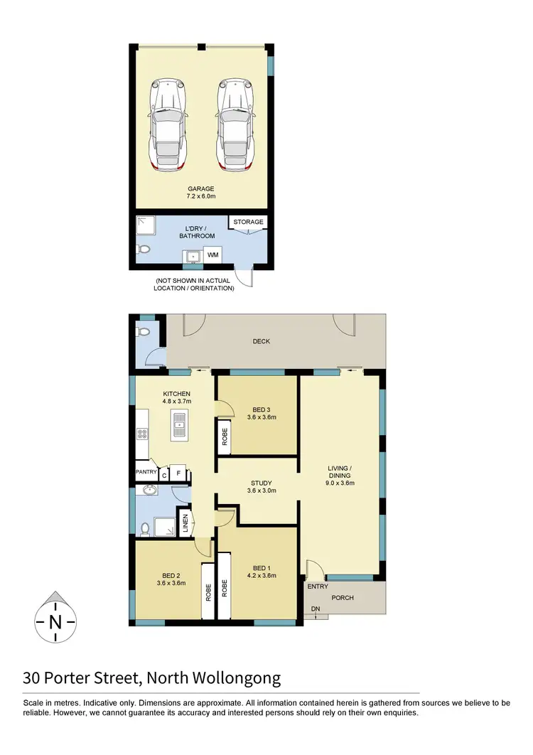 Floorplan of Homely house listing, 30 Porter Street, North Wollongong NSW 2500
