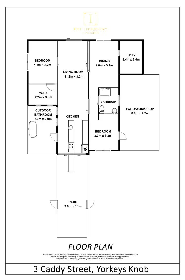 Floorplan of Homely house listing, 3 Caddy Street, Yorkeys Knob QLD 4878