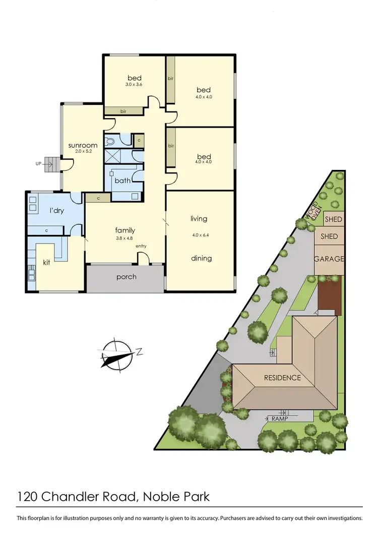 Floorplan of Homely house listing, 120 Chandler Road, Noble Park VIC 3174