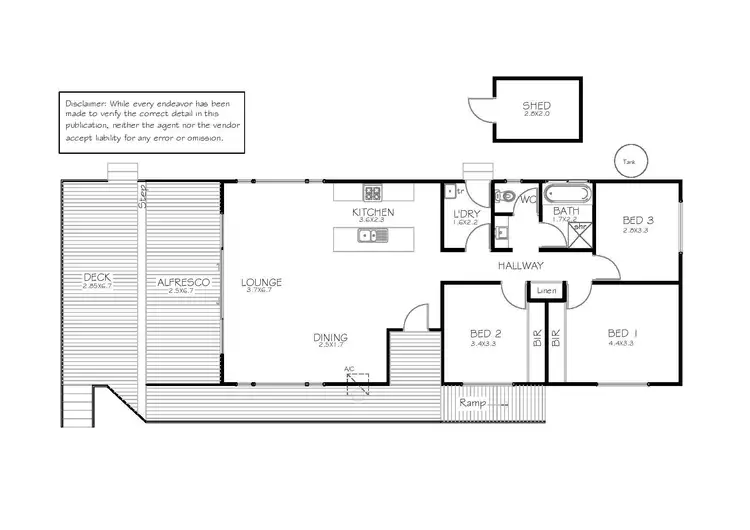 Floorplan of Homely house listing, 7 Rischbieth Court, Port Lincoln SA 5606