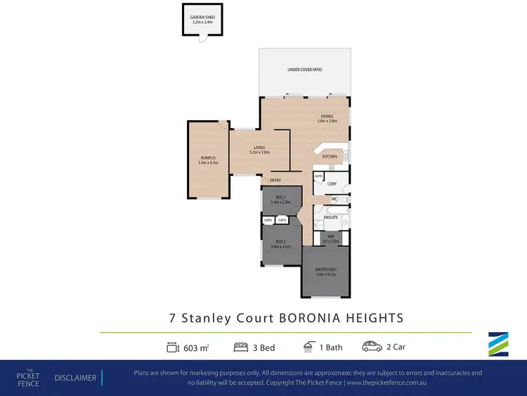 Floorplan of Homely house listing, 7 Stanley Court, Boronia Heights QLD 4124