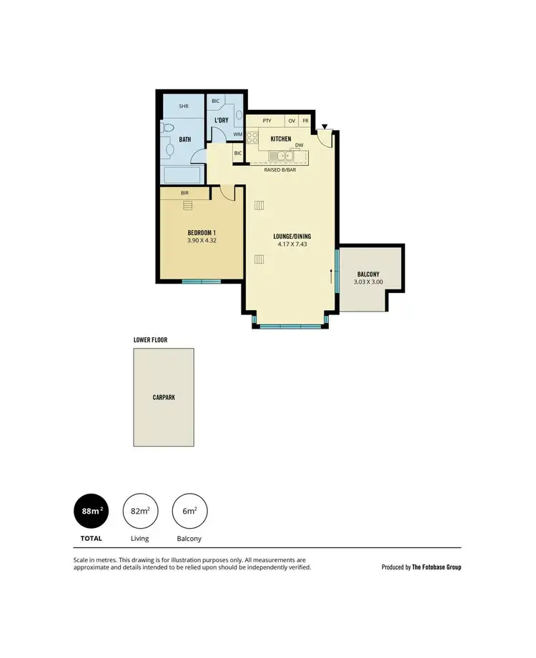Floorplan of Homely apartment listing, 11/30 Colley Terrace, Glenelg SA 5045