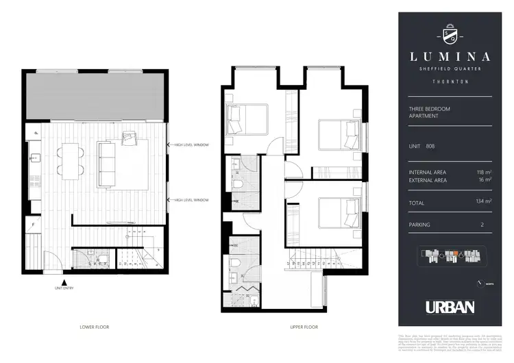 Floorplan of Homely apartment listing, 808/26B Lord Sheffield Circuit, Penrith NSW 2750