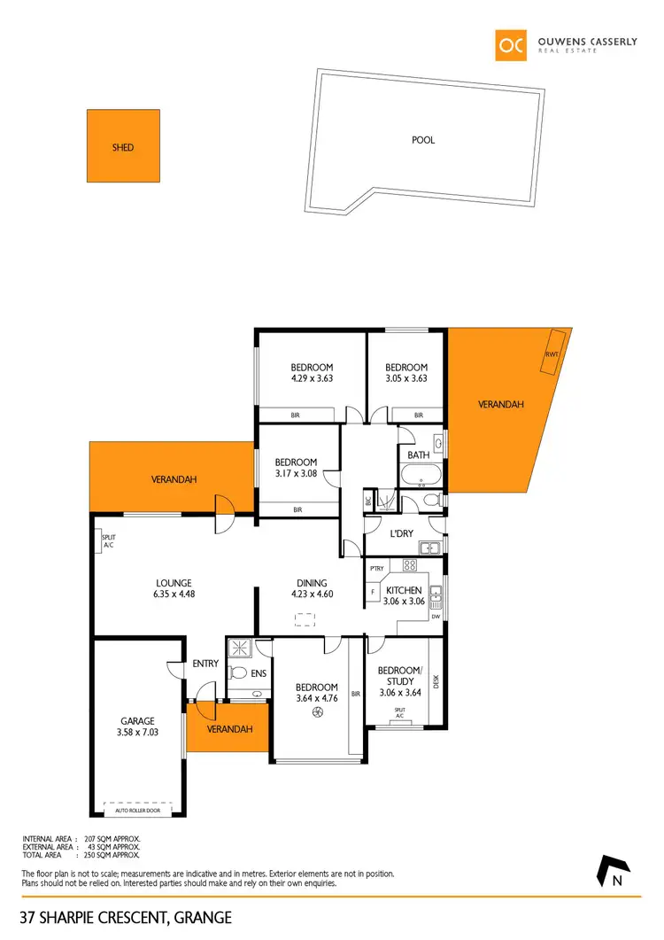 Floorplan of Homely house listing, 37 Sharpie Crescent, Grange SA 5022