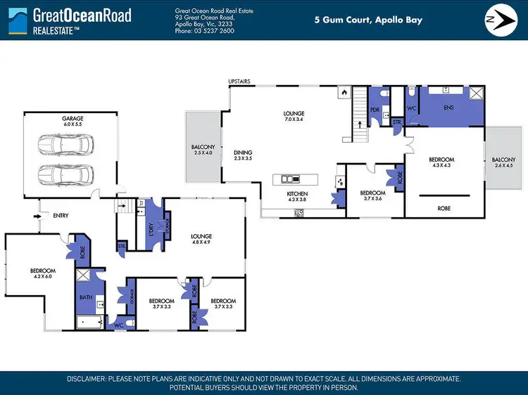 Floorplan of Homely house listing, 5 Gum Court, Apollo Bay VIC 3233