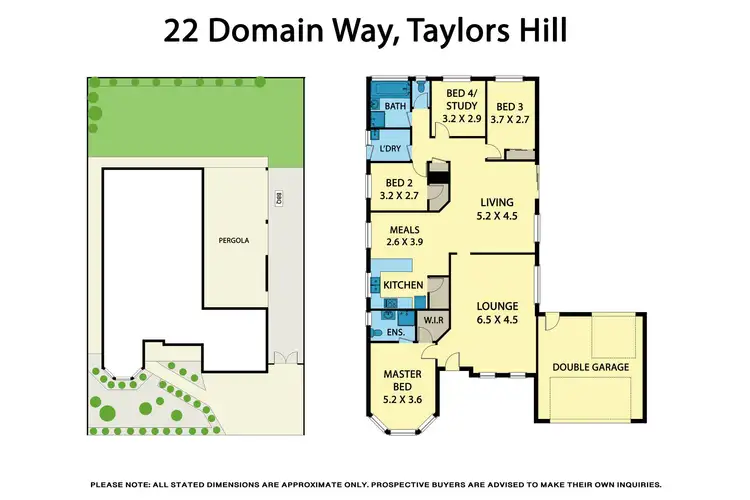 Floorplan of Homely house listing, 22 Domain Way, Taylors Hill VIC 3037