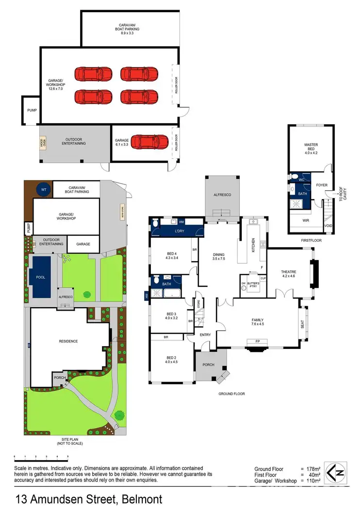 Floorplan of Homely house listing, 13 Amundsen Street, Belmont VIC 3216