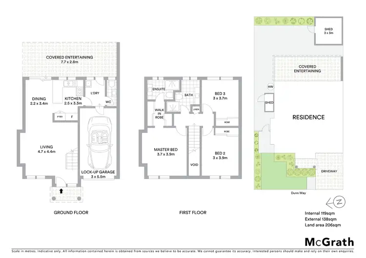 Floorplan of Homely semi-detached listing, 17 Dunn Way, Blacktown NSW 2148