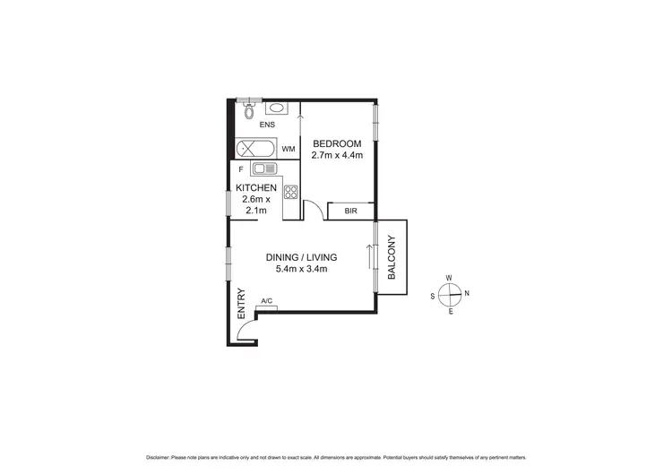 Floorplan of Homely apartment listing, 16/60 O'shanassy Street, North Melbourne VIC 3051