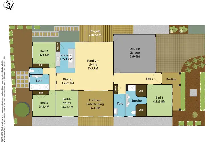 Floorplan of Homely house listing, 13 Shimmer Place, The Ponds NSW 2769