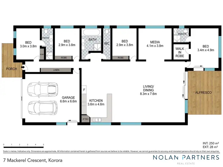 Floorplan of Homely house listing, 7 Mackerel Crescent, Korora NSW 2450