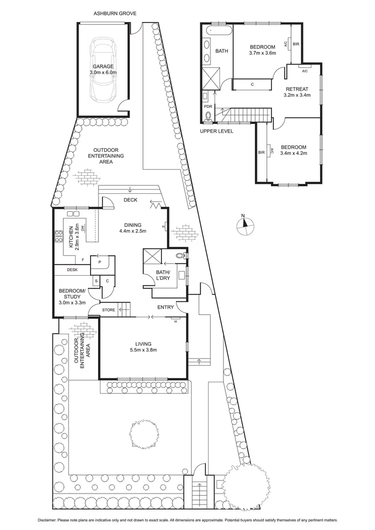 Floorplan of Homely townhouse listing, 1a Clifford Close, Ashburton VIC 3147