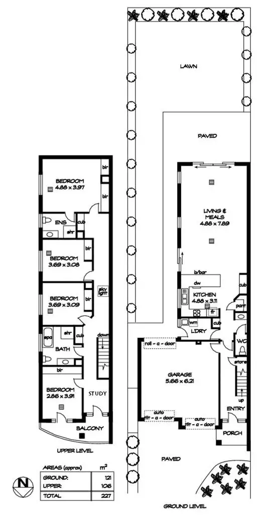 Floorplan of Homely house listing, 30B John Avenue, Tranmere SA 5073