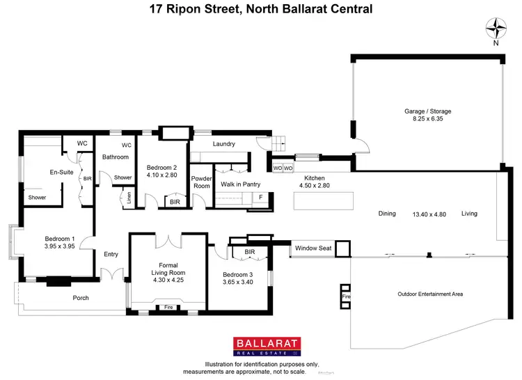 Floorplan of Homely house listing, 17 Ripon Street North, Ballarat Central VIC 3350