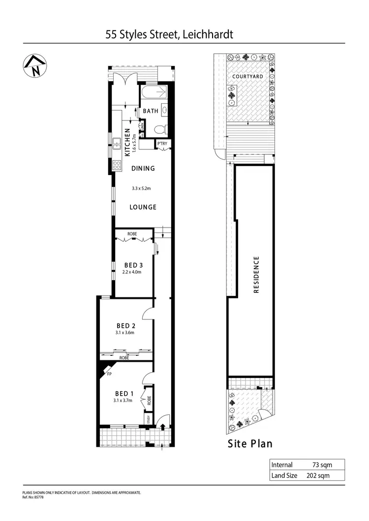 Floorplan of Homely house listing, 55 Styles Street, Leichhardt NSW 2040