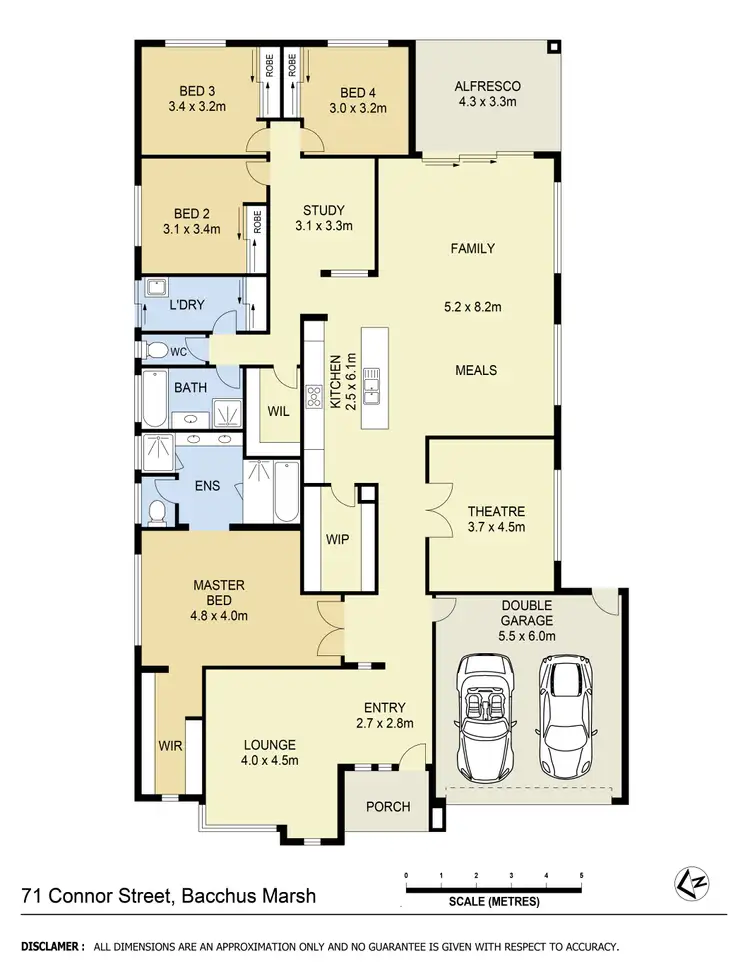 Floorplan of Homely house listing, 71 Connor Street, Bacchus Marsh VIC 3340