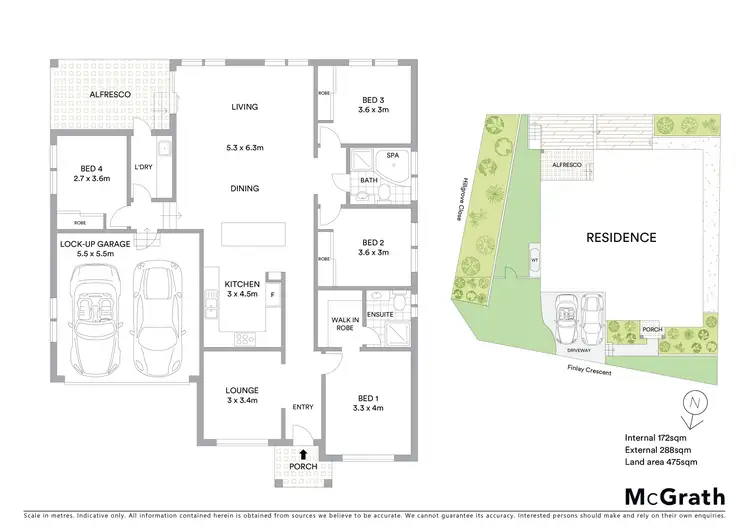 Floorplan of Homely house listing, 1 Hillgrove Close, Ourimbah NSW 2258