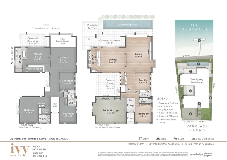Floorplan of Homely house listing, 25 Parklane Terrace, Sovereign Islands QLD 4216