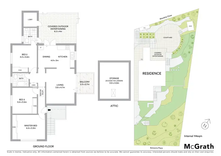 Floorplan of Homely house listing, 6 Warekila Close, Berowra Heights NSW 2082