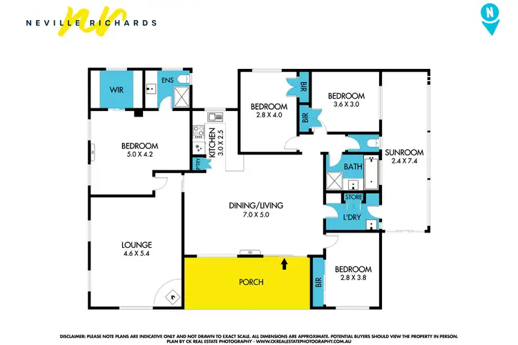 Floorplan of Homely house listing, 34 Fairfax Street, Portarlington VIC 3223