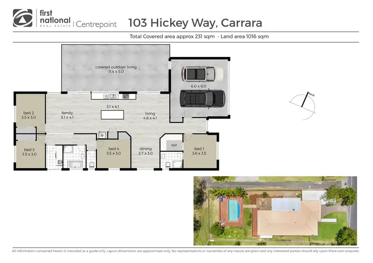 Floorplan of Homely house listing, 103 Hickey Way, Carrara QLD 4211