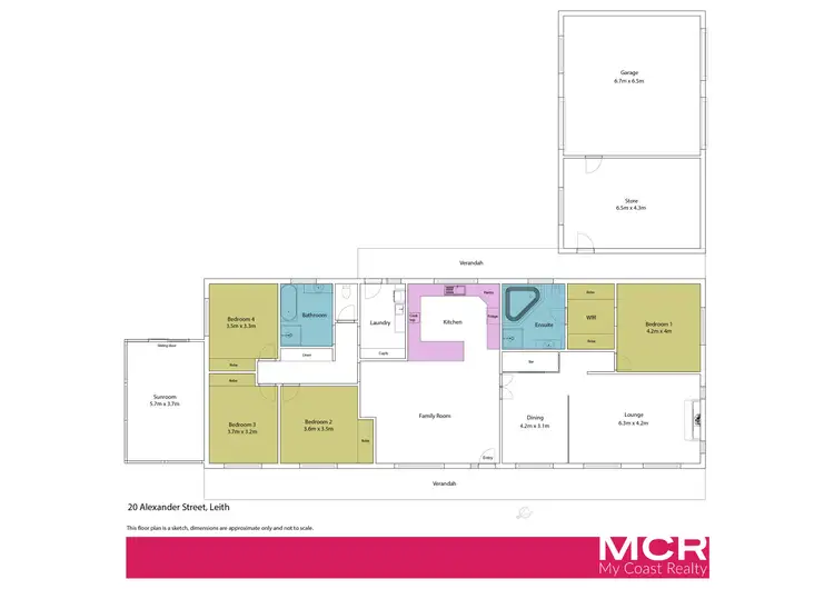 Floorplan of Homely house listing, 20 Alexander Street, Leith TAS 7315
