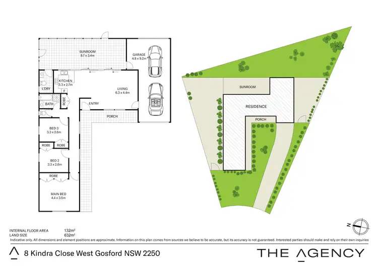 Floorplan of Homely house listing, 8 Kindra Close, West Gosford NSW 2250