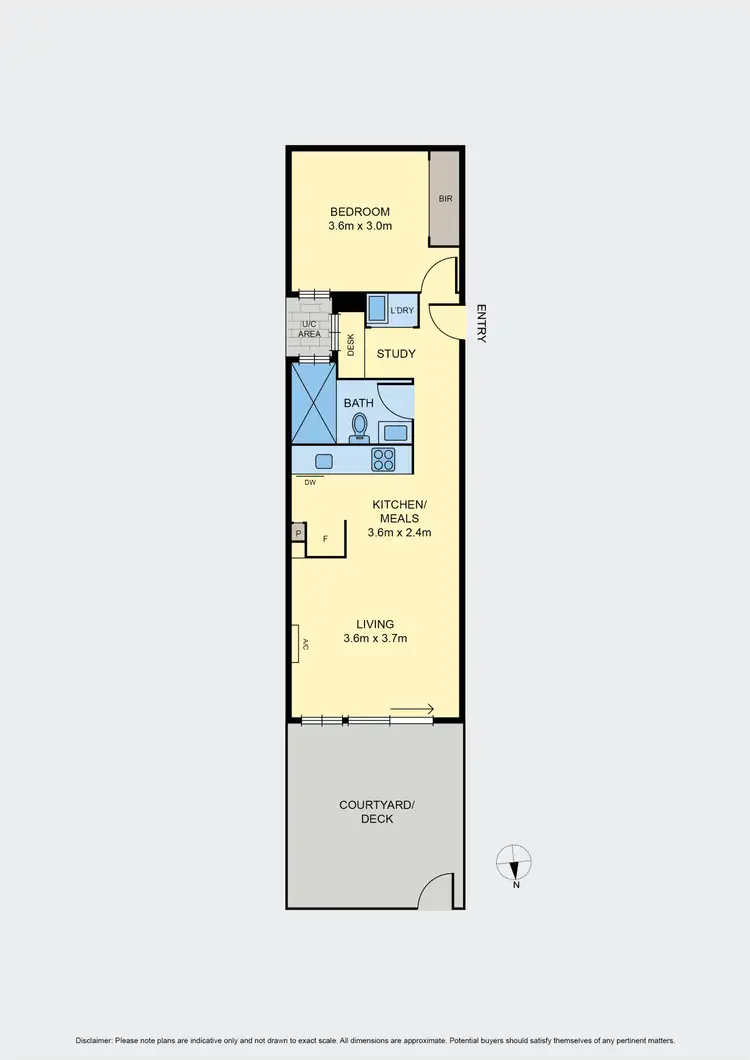 Floorplan of Homely apartment listing, 1/204 Whitehorse Road, Balwyn VIC 3103