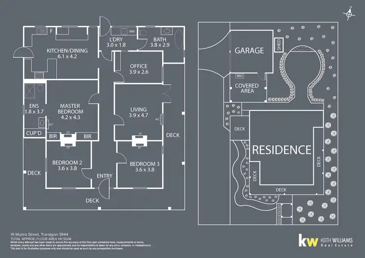 Floorplan of Homely house listing, 19 Munro Street, Traralgon VIC 3844