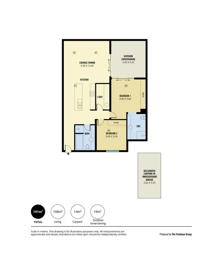 Floorplan of Homely apartment listing, 25/8-9 North Esplanade, Glenelg North SA 5045