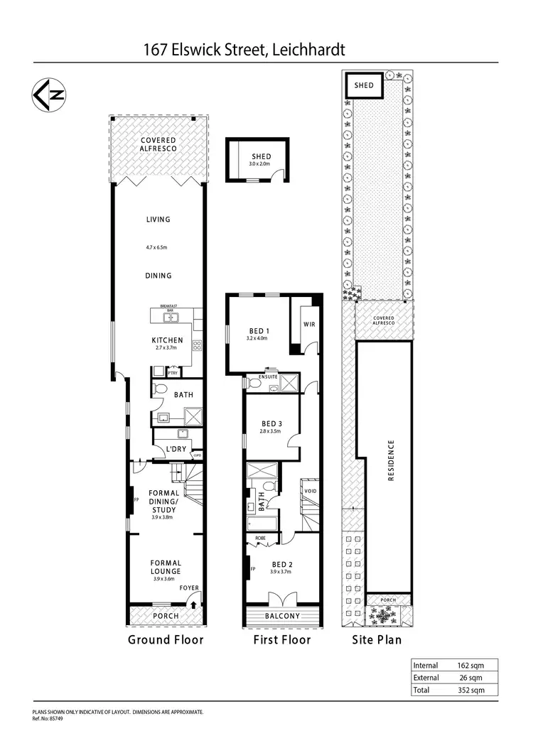 Floorplan of Homely house listing, 167 Elswick Street, Leichhardt NSW 2040