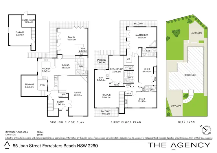 Floorplan of Homely house listing, 55 Joan Street, Forresters Beach NSW 2260