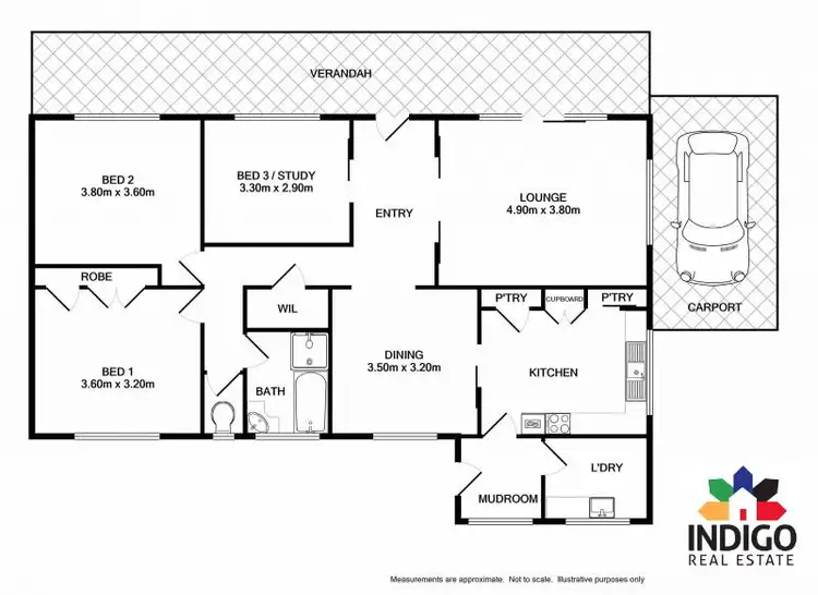 Floorplan of Homely house listing, 50 Lower Stanley Road, Beechworth VIC 3747