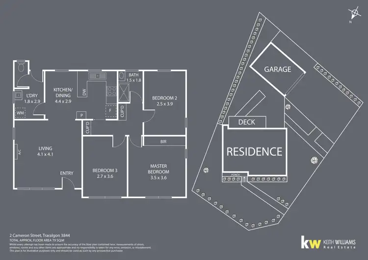 Floorplan of Homely house listing, 2 Cameron Street, Traralgon VIC 3844