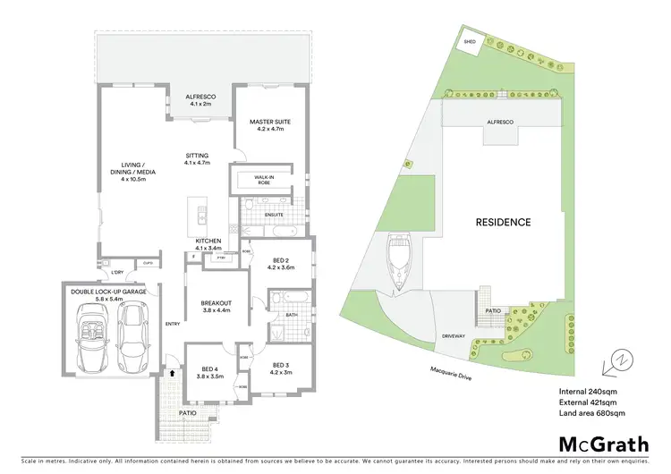 Floorplan of Homely house listing, 18 Macquarie Drive, Burrill Lake NSW 2539