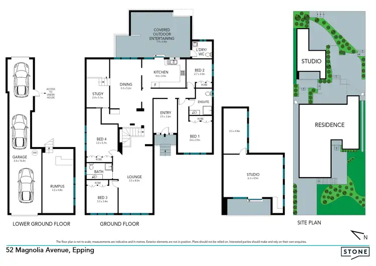 Floorplan of Homely house listing, 52 Magnolia Avenue, Epping NSW 2121