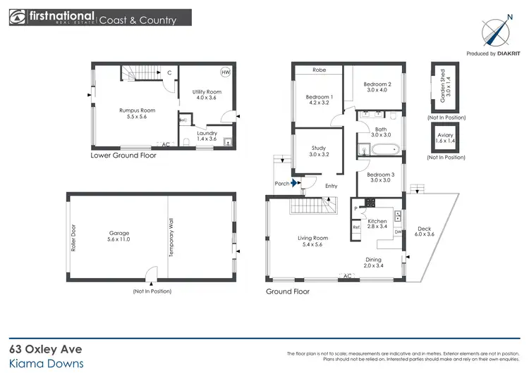 Floorplan of Homely house listing, 63 Oxley Avenue, Kiama Downs NSW 2533