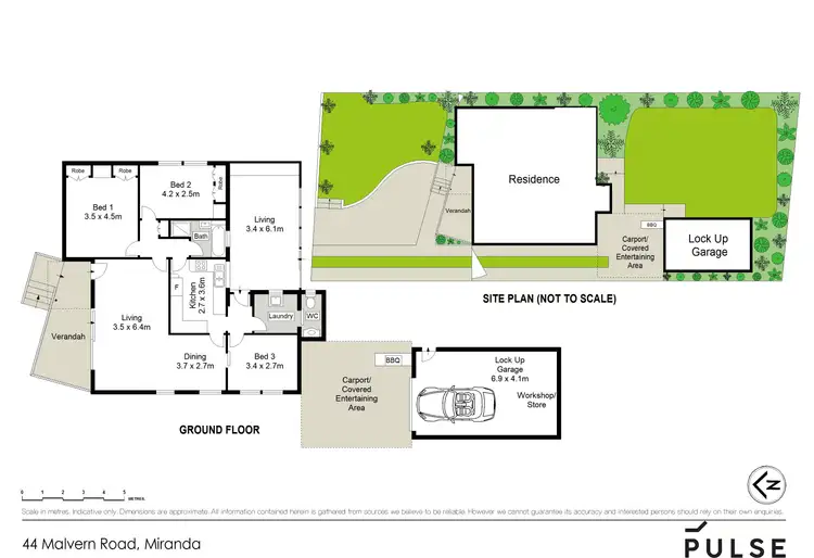 Floorplan of Homely house listing, 44 Malvern Road, Miranda NSW 2228