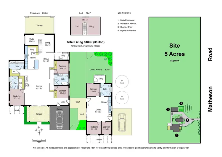 Floorplan of Homely rural property listing, 34 Matheson Road, Neerim Junction VIC 3832