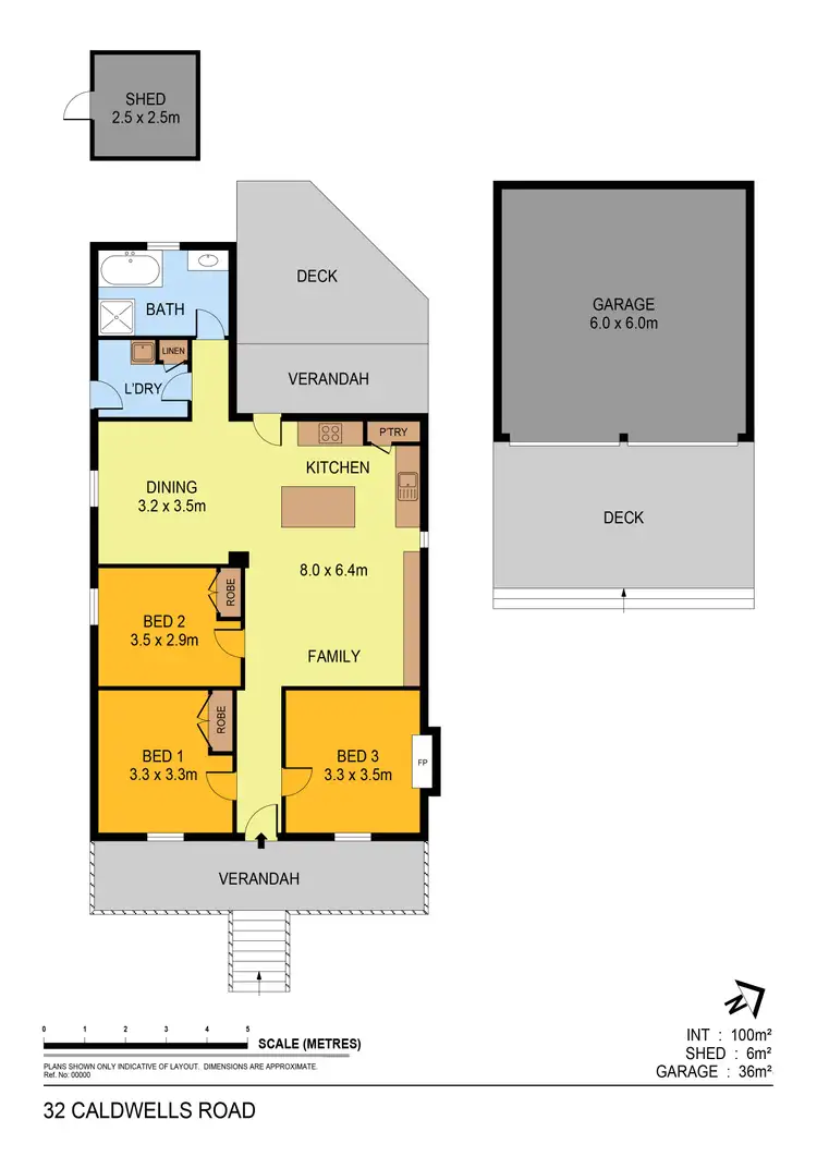 Floorplan of Homely house listing, 32 Caldwells Road, Eaglehawk VIC 3556