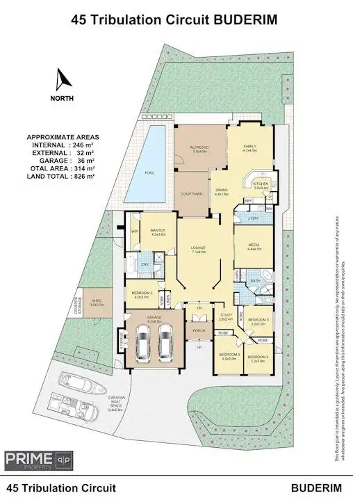 Floorplan of Homely house listing, 45 Tribulation Circuit, Buderim QLD 4556