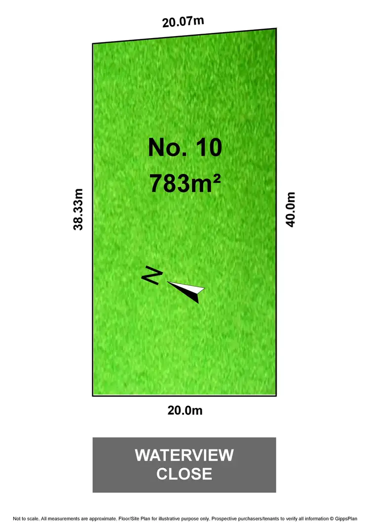 Floorplan of Homely land listing, 10 Waterview Close, Drouin VIC 3818