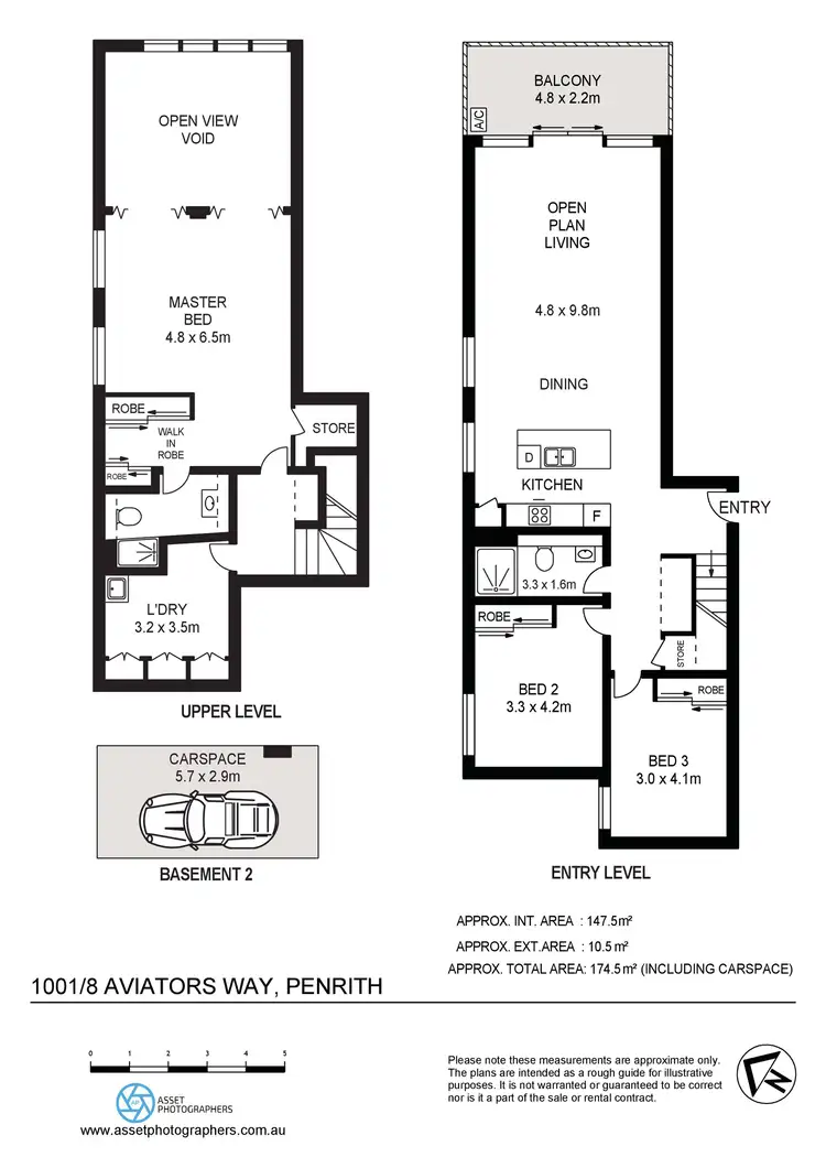 Floorplan of Homely apartment listing, 1001/8 Aviators Way, Penrith NSW 2750