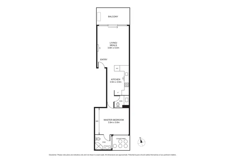 Floorplan of Homely apartment listing, 101/4 Atkin Street, North Melbourne VIC 3051