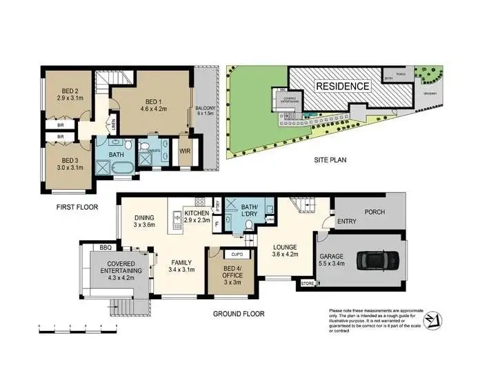 Floorplan of Homely semi-detached listing, 12a Badto Avenue, Gymea NSW 2227